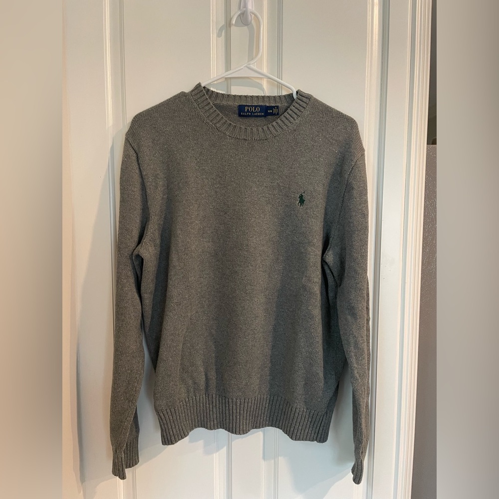 Men’s Grey Ralph Lauren sweater. Size Medium
